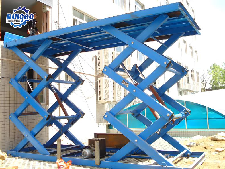 大台面固定双剪叉式升降机